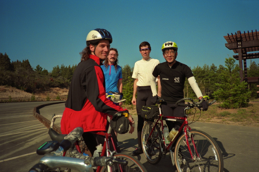 Group photo in Huddart Park.