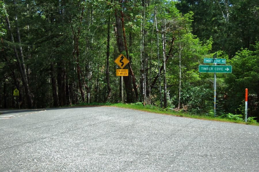 At Timber Cove Rd. and Seaview Rd.