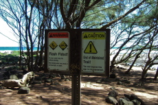 Many hazards await the unwary.