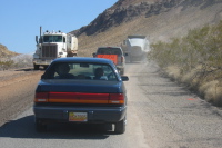 Construction Zone on Northshore Rd., Lake Mead.