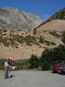 Bill and Brian discuss the route.