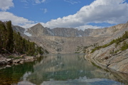 Upper Lamarck Lake and the Sierra Crest
