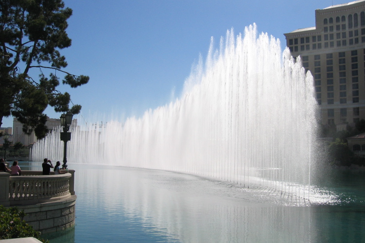 The Fountains at The Bellagio.