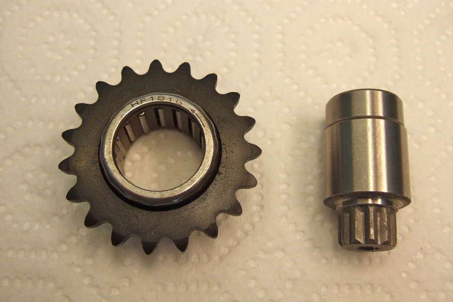 EV Deals stock sprocket with clutch and shaft
