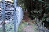 Shortcut past the sewage plant.