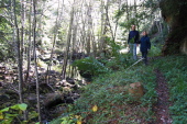 Bill and Kay on Last Chance trail near spring