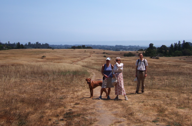 Kumba, Laura, Kay, and Bill on the Prairie Trail.