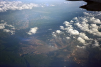 Flying over western Colorado