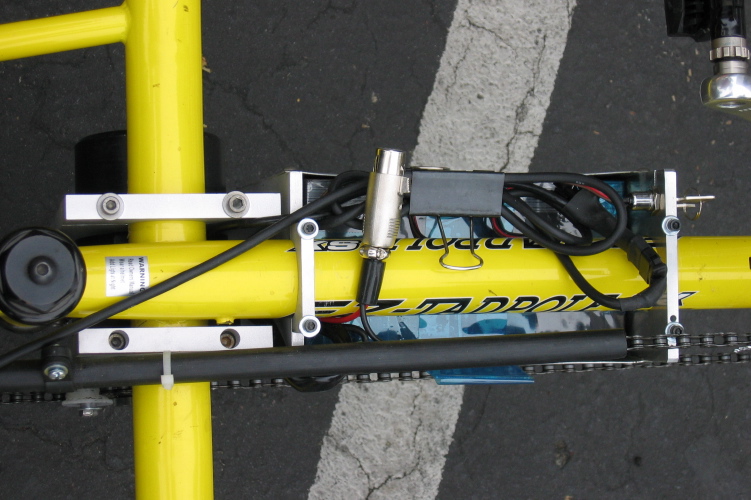 EZ-Tadpole SX battery box detail.