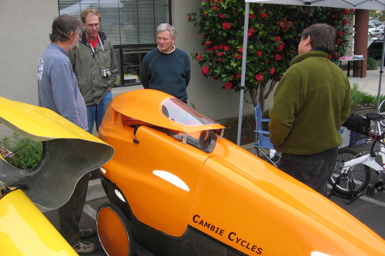 Nimbus with rain canopy.