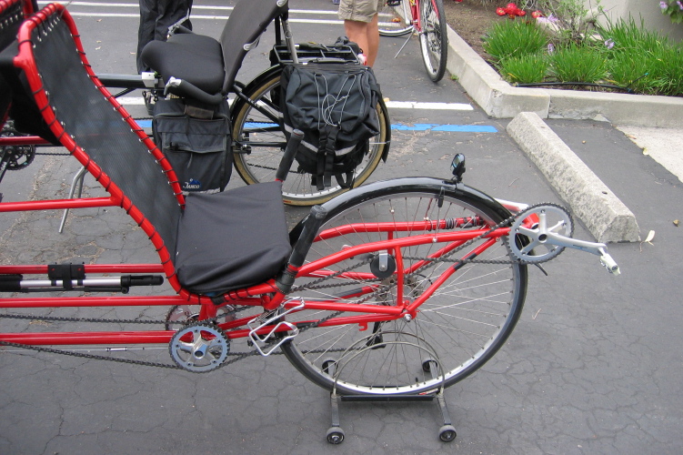 Rear half of Lightning tandem.