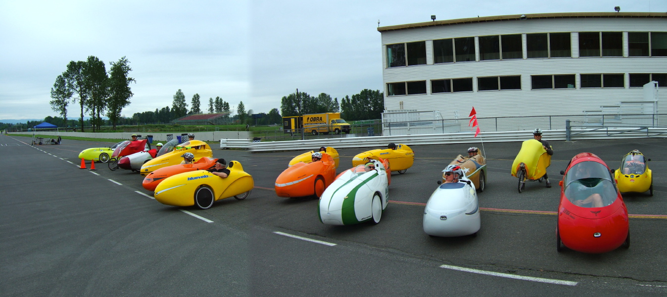 The group getting ready to cross the track and start our ride.