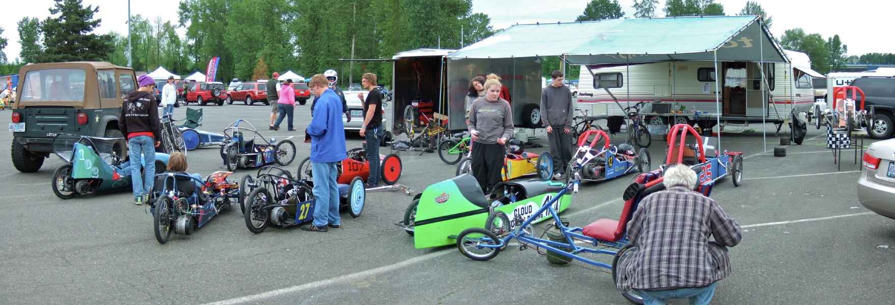 Electrathon vehicles.