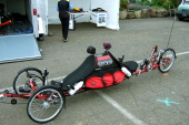 Back-to-back tandem Trice trike.