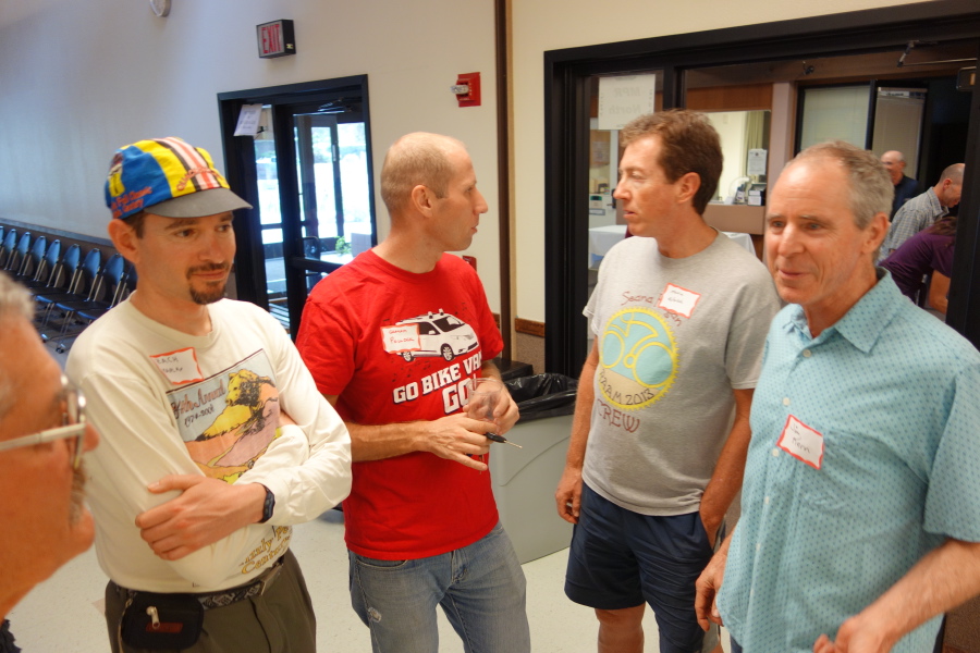 Ron Bobb (l), Zach, Graham Pollock, ?, and Jim Kern