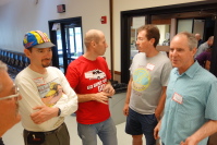 Ron Bobb (l), Zach, Graham Pollock, ?, and Jim Kern
