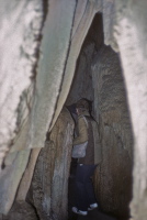 Squeezing through the cave
