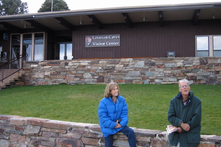 Kay and David at the Lehman Caves visitor center.