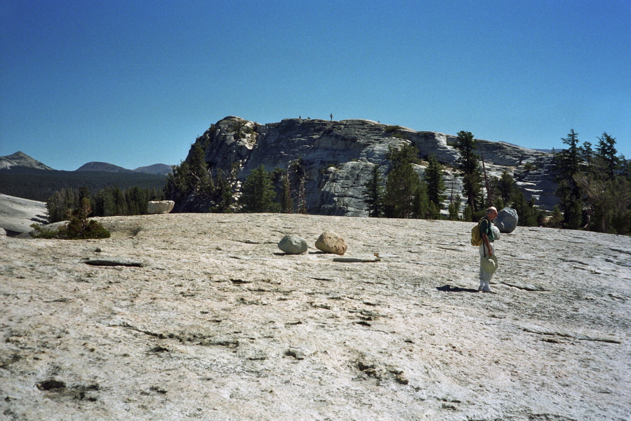 David on the lower summit of Lember Dome.