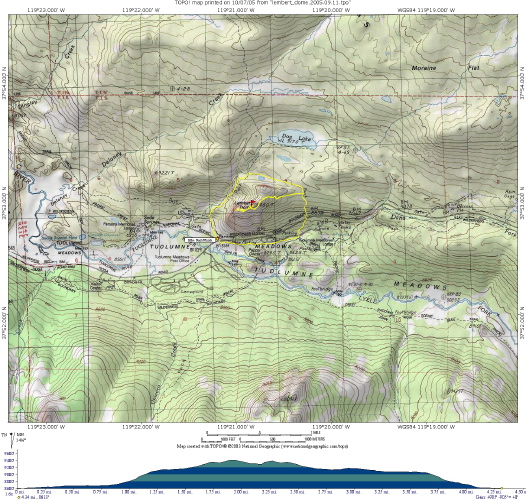 Lembert Dome Map