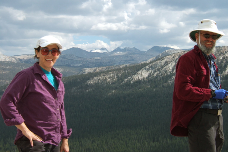 Stella and Frank on Lembert Dome (9450ft).