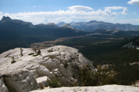 Tuolumne Meadow from Lembert Dome.