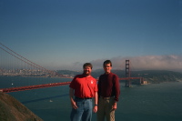 Leonard and Bill on the Marin Headlands.