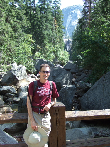 Bill at the first bridge.