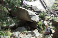 David at the bottom of Nevada Fall.