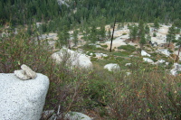 View down the backside of Liberty Cap.