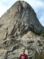 Bill in front of Liberty Cap (7076ft).