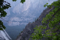 Sierra Point and Yosemite Falls from Clark Point.