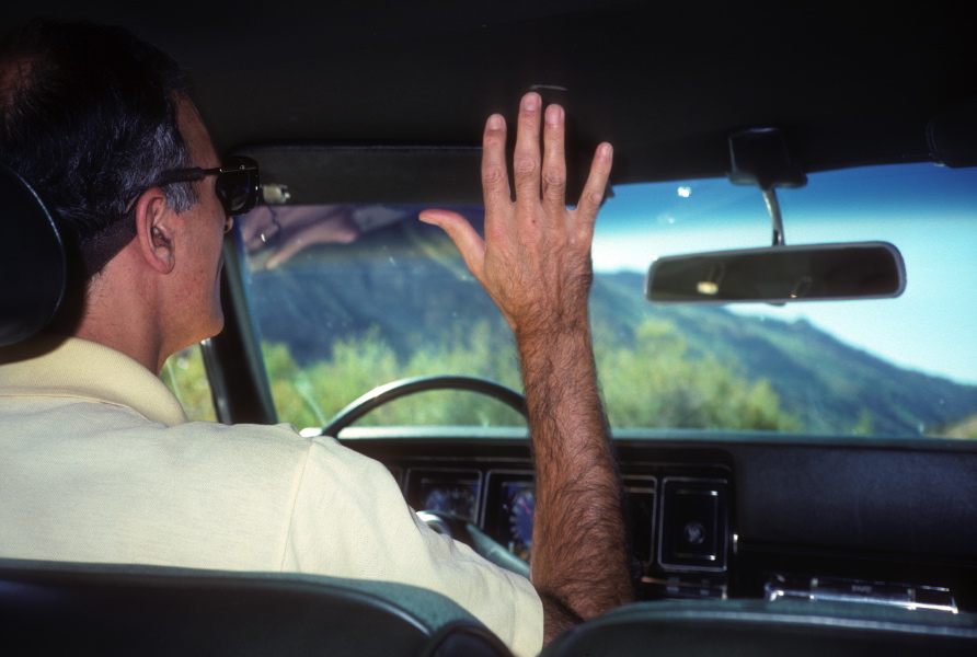 David drives down Lamoille Canyon.