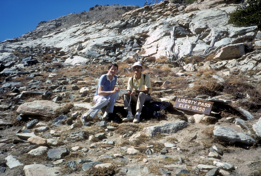 Bill and David at Liberty Pass
