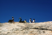 Bill and other hikers on Little Baldy
