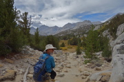 Frank pauses on the Morgan Pass trail.