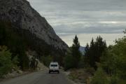 We follow Ron and Alice down the hill to Lake Crowley for a pizza dinner.