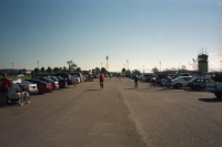 Everyone gets ready to ride at the Livermore Airport.