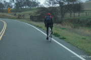 John Bonnet nears the top of the southern Bear Valley climb.