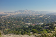 Mt. Diablo rises above Orinda