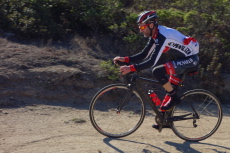 David Schaefer approaches the finish.