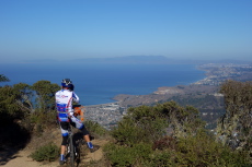 Alexander Komlik snaps a photo of Mt. Tamalpais.
