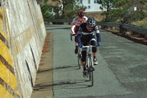 Stephen Fong (front) and Sandra King