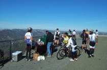 Refreshments at the railing