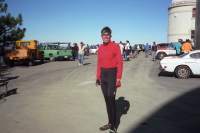 Bill at Lick Observatory after the Low-Key Hill Climb.
