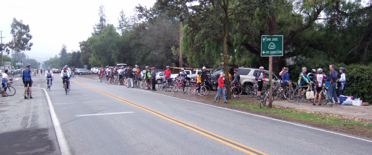 Queuing for registration.