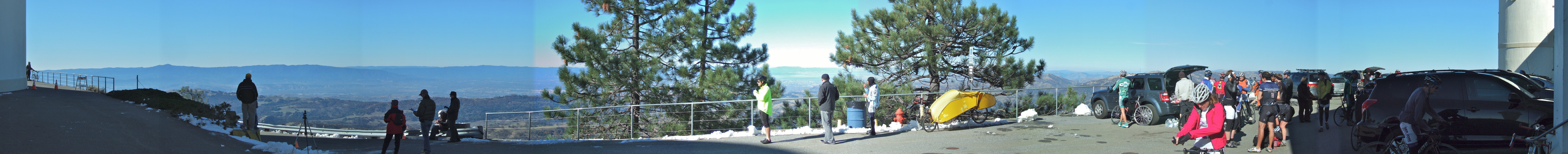 Lick Observatory Panorama, early finishers