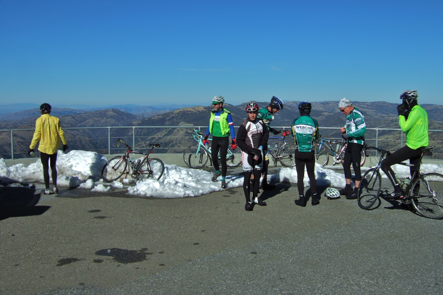 View northwest from the parking lot