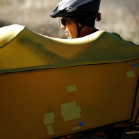 Bill presses up Mt. Hamilton Rd.