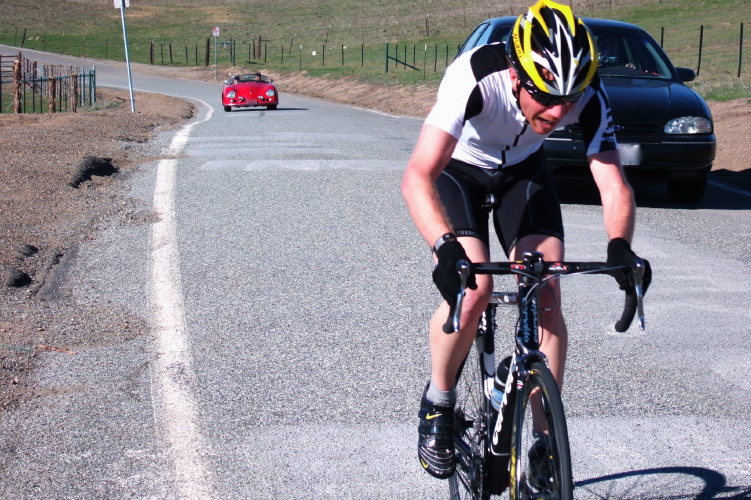 Tim Clark nears the top.